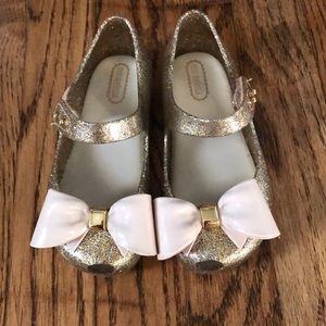 Adorable Mini Melissa Sparkly Shoes!
